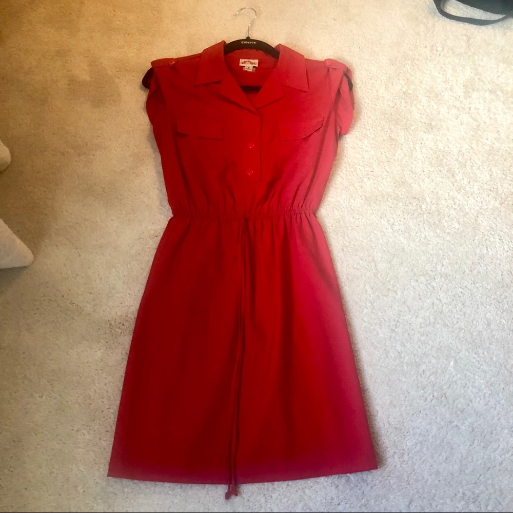 Red dress